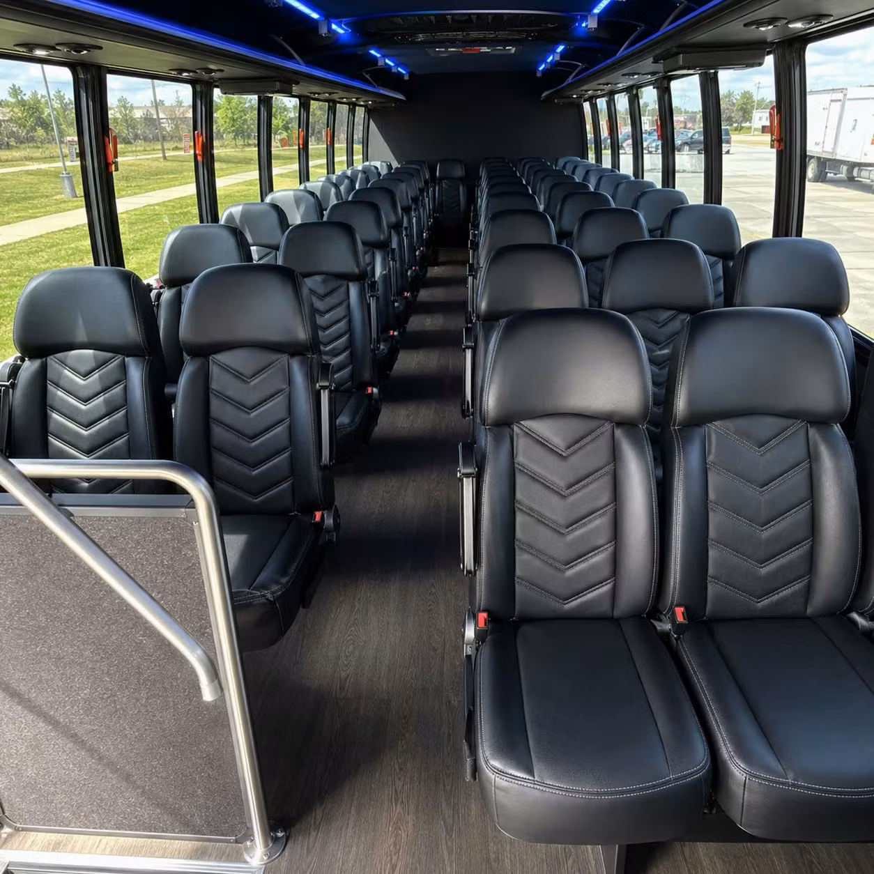 28 passenger minibus inside