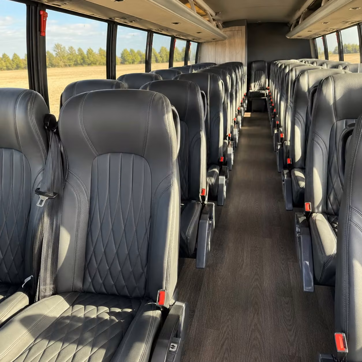 35 passenger minibus inside