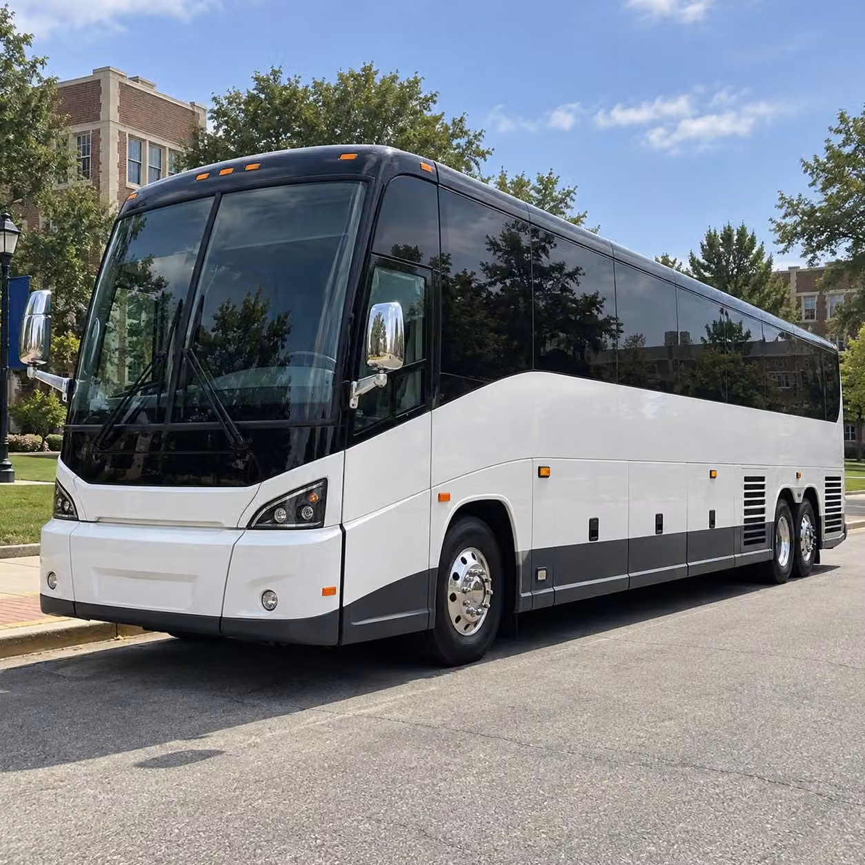 denver broncos game day bus rentals to empower field at mile high