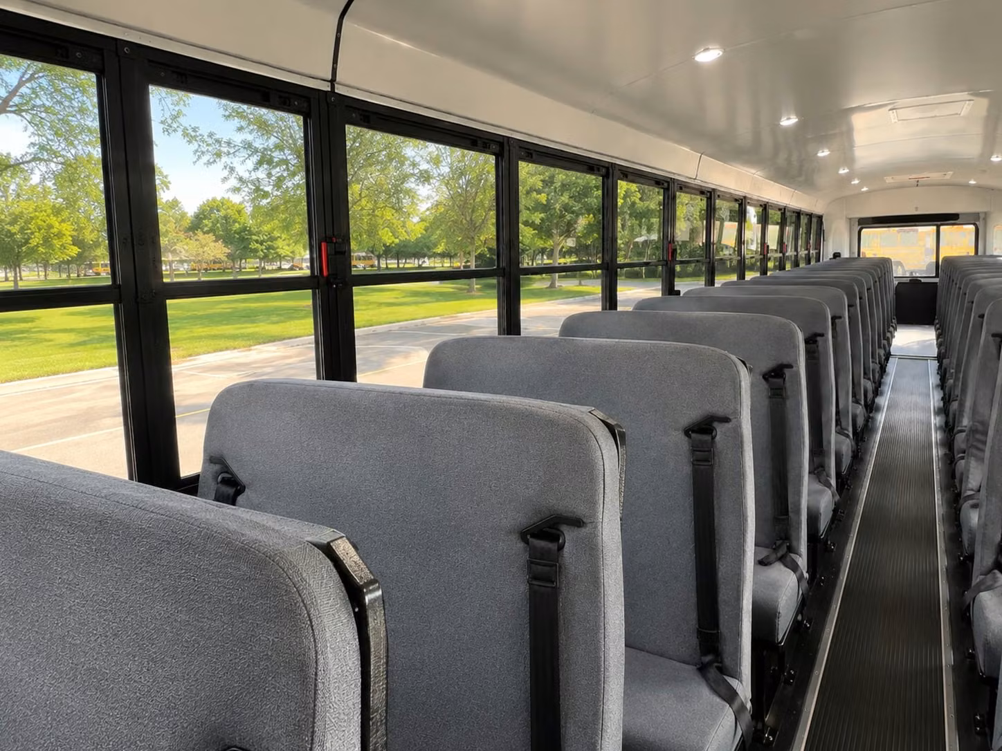 school bus interior