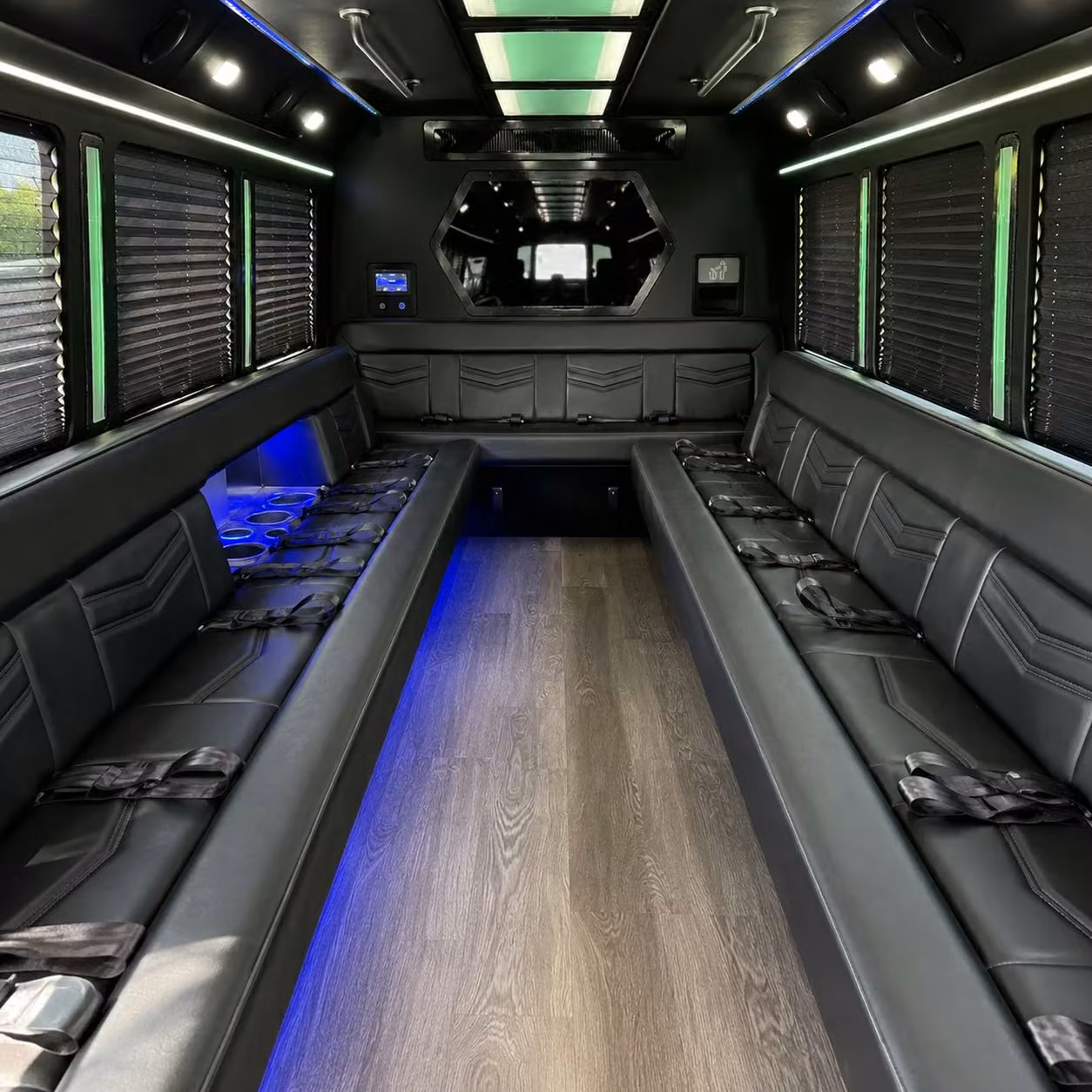 start your night at empower field at mile high with a party bus already rolling